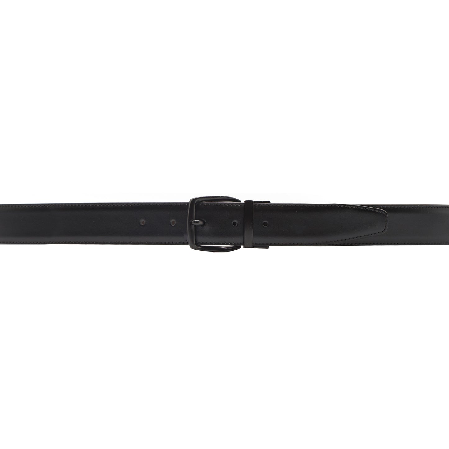 Cinture D'autore - Cintura reversibile 2 in 1 con Fibbia Nera opaca - Cintura in Vera Pelle 100% Made in Italy.